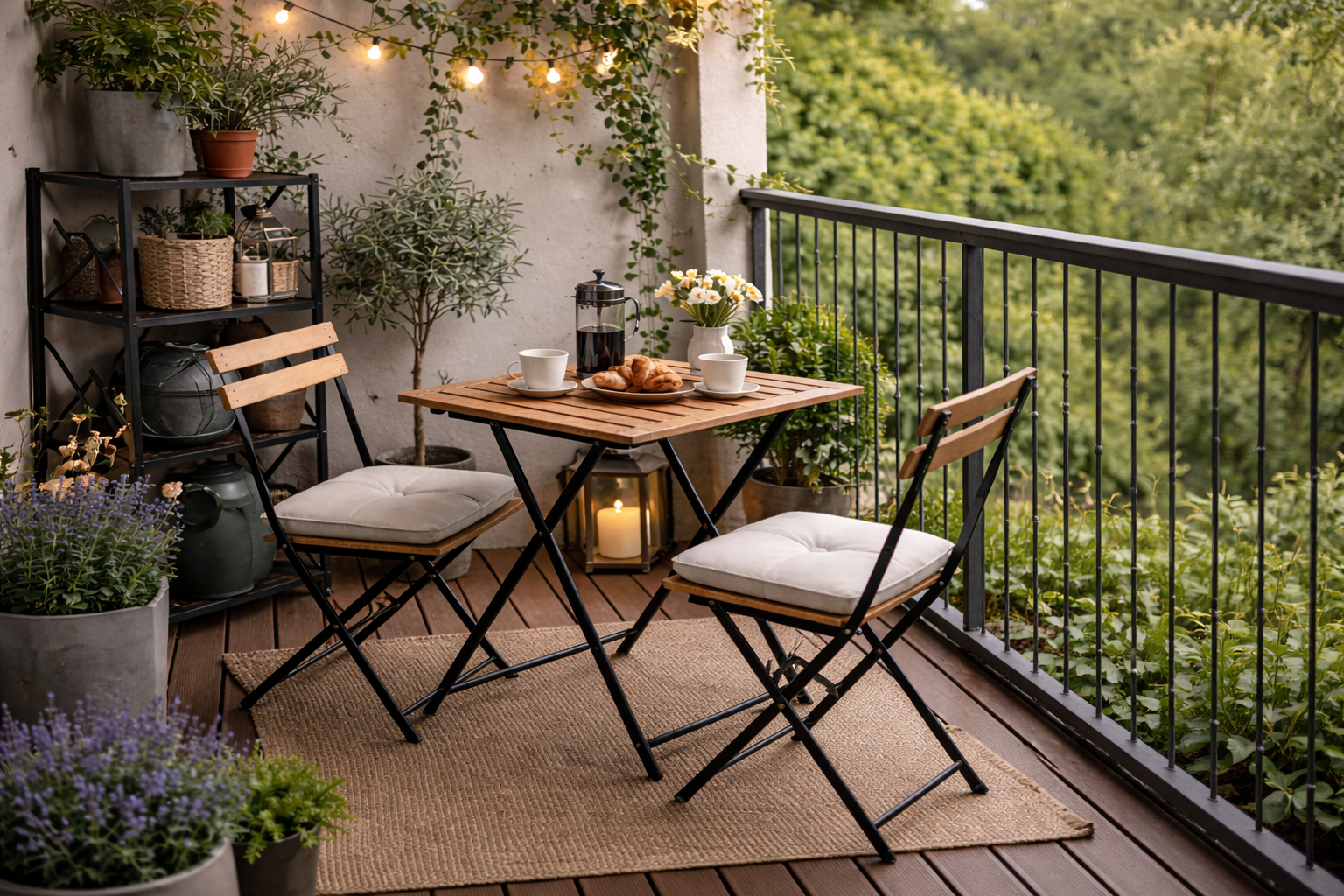 Mejores mesas y sillas plegables para balcones pequeños (2026)