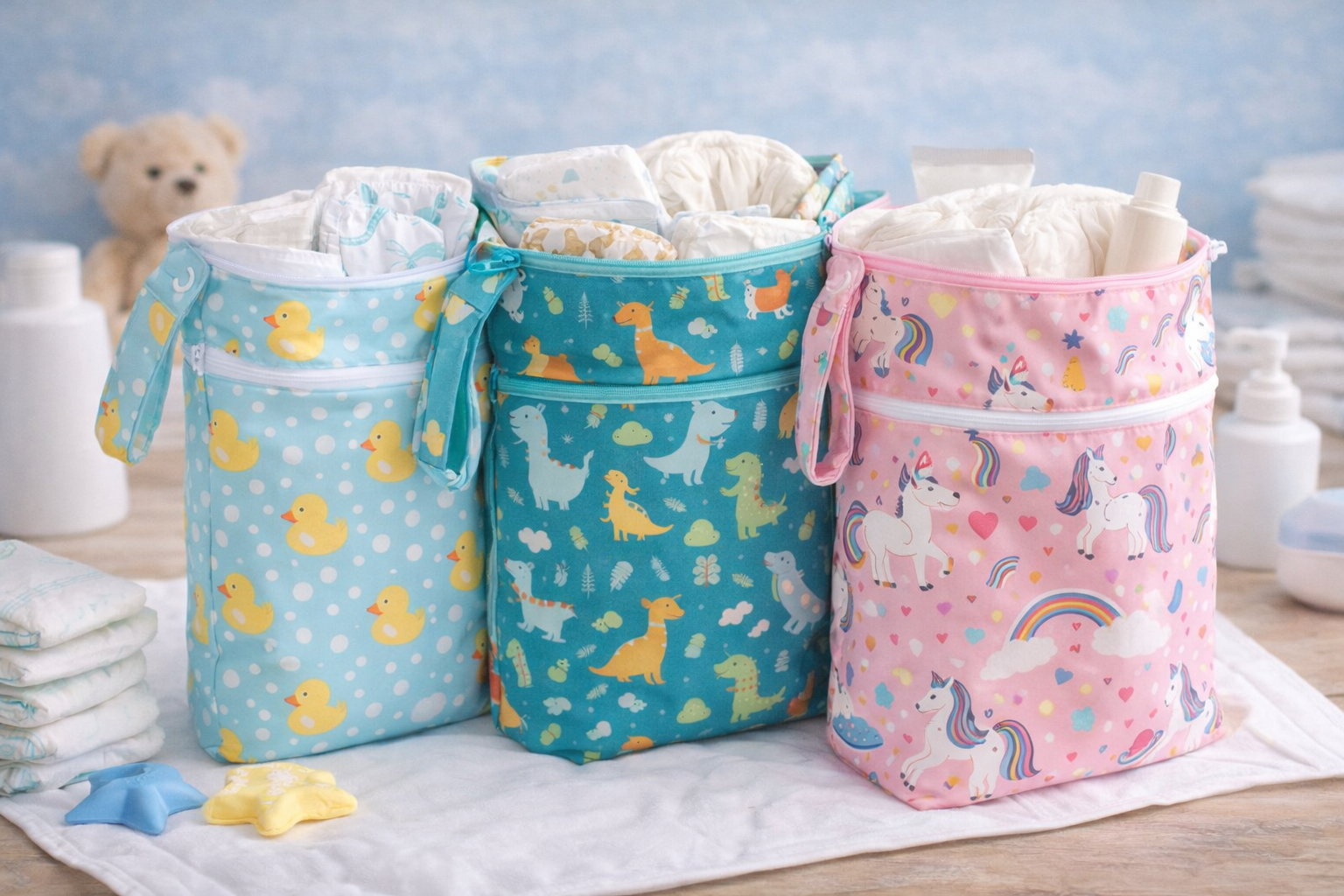 Las mejores bolsas para pañales reutilizables y antiolor — Guía práctica para padres