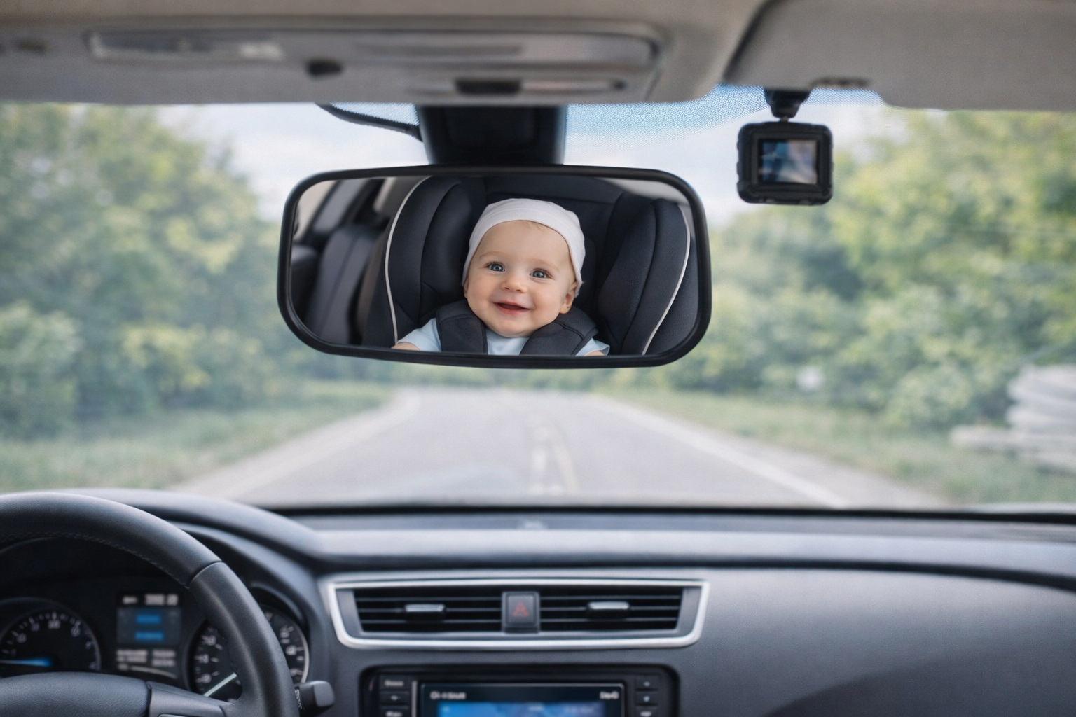 Los mejores espejos retrovisores para bebé — Seguridad y tranquilidad al volante