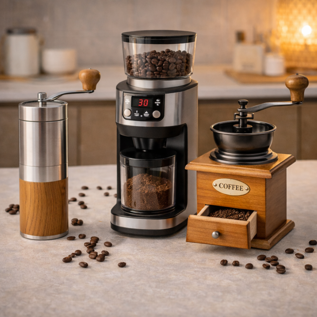 Los mejores molinos de café eléctricos — Guía práctica (2026)